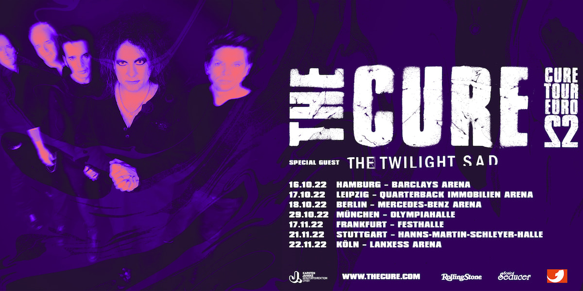 THE CURE - CURE TOUR EURO 22