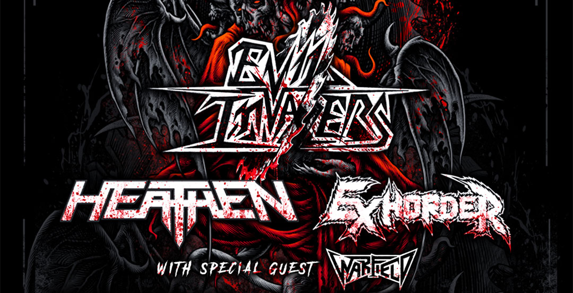 Tickets EVIL INVADERS / EXHORDER / HEATHEN, Opener: Warfield in Hamburg